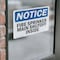 Signmission Fire Sprinkler Main Shutoff Inside OSHA Notice Sign, Vinyl Decal, 7in W x 5in L, 2PK OS-2PACK-NS-D-57-L-12671 - alternate 5